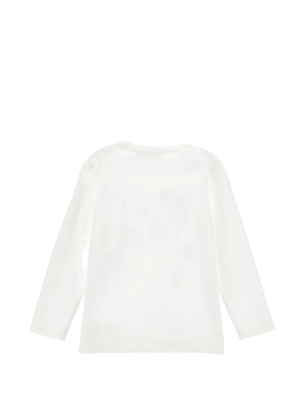 Monnalisa T-shirt met hartprint Wit