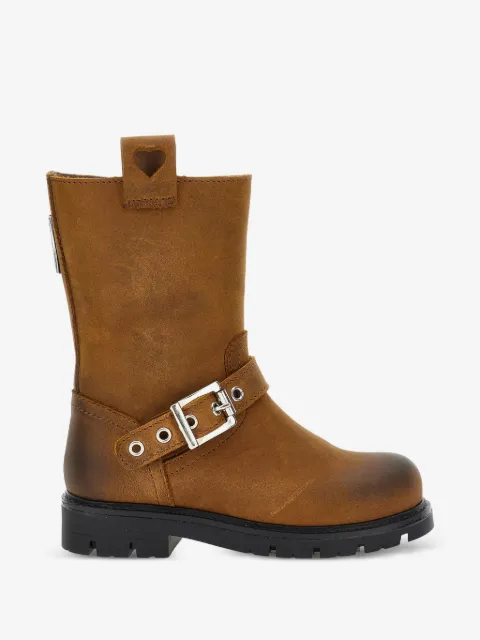 Monnalisa buckle-detail ankle boots