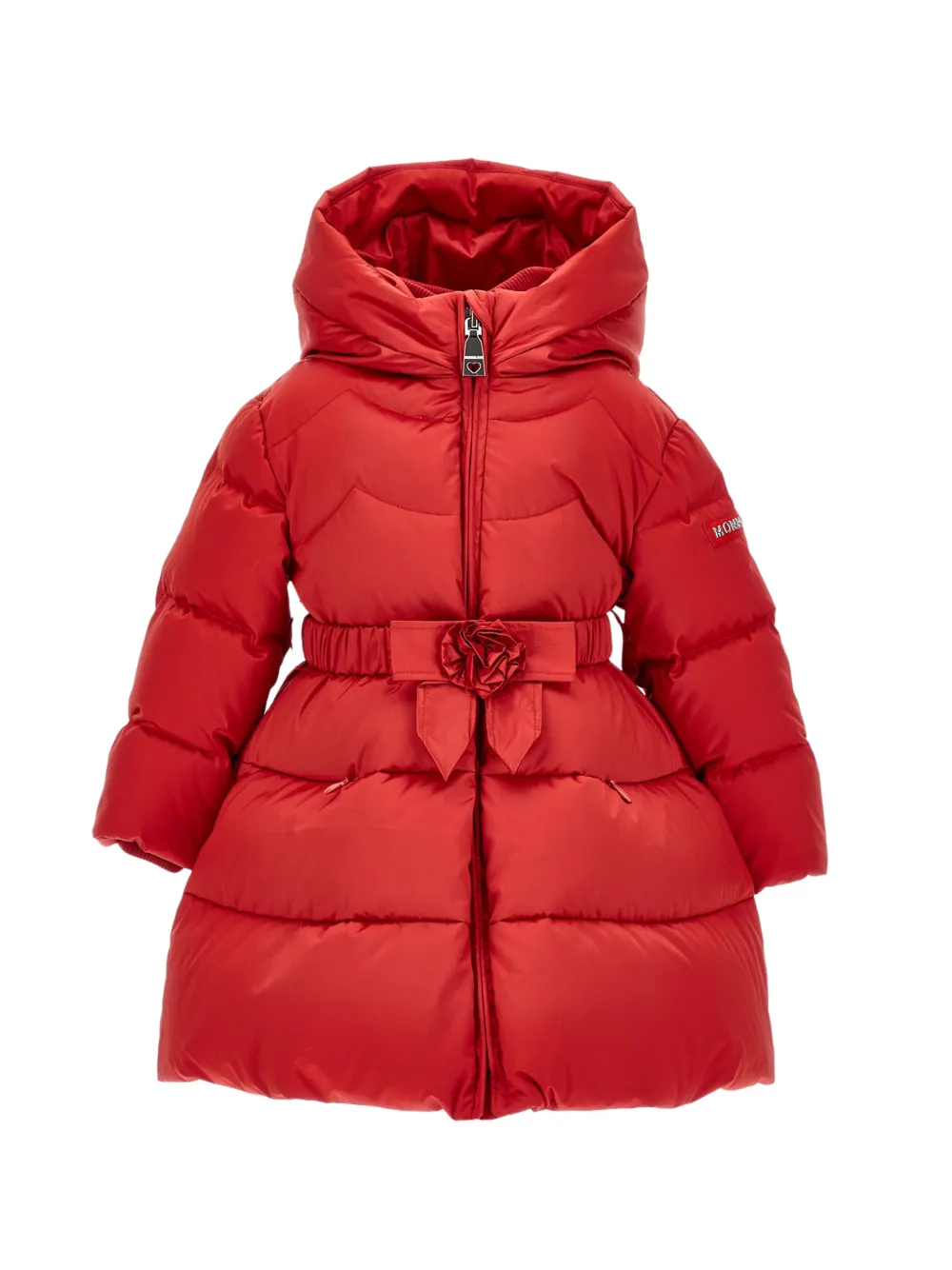Monnalisa Cappotto con cappuccio - Rosso