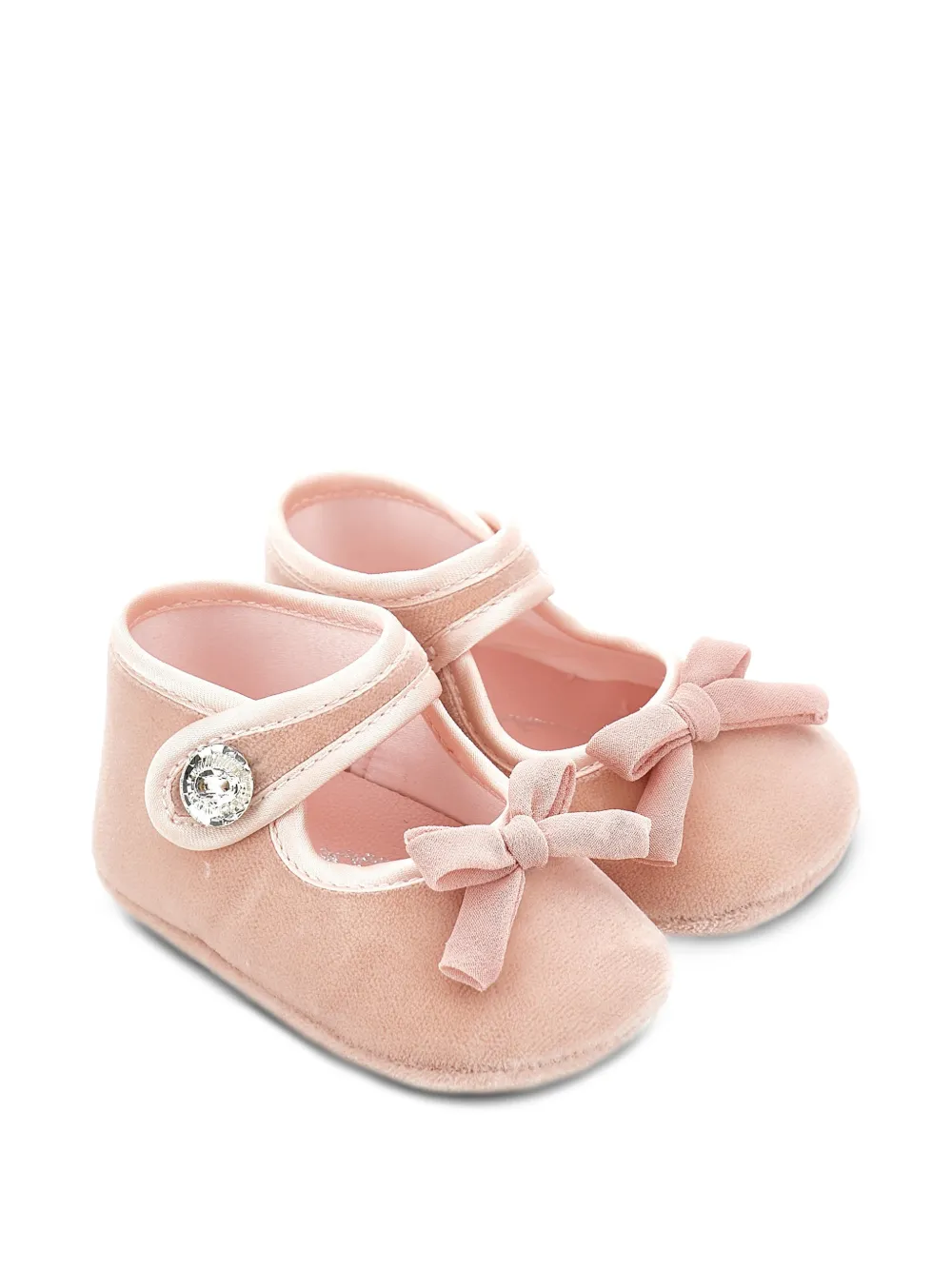 Monnalisa Sloffen met strikdetail Roze