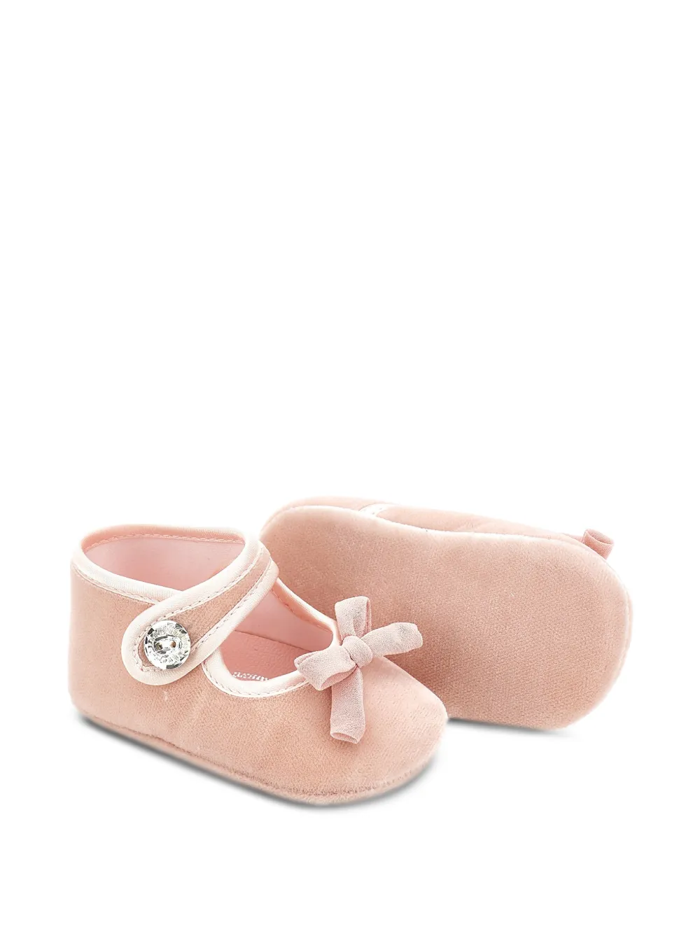 Monnalisa Sloffen met strikdetail Roze