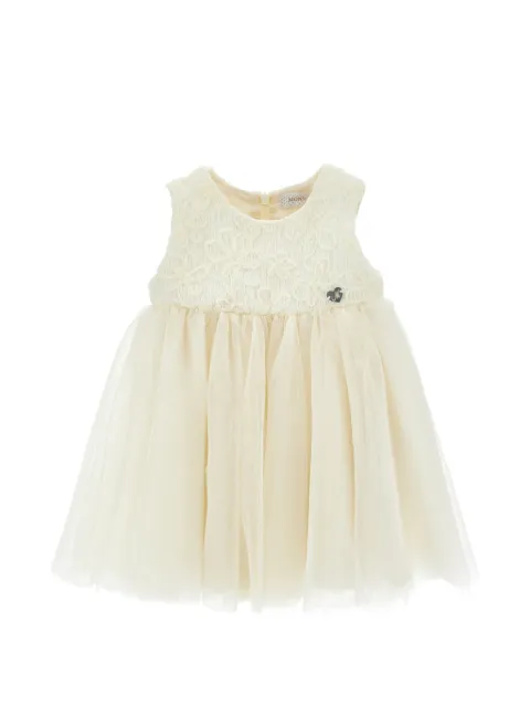 Monnalisa robe en tulle à broderies