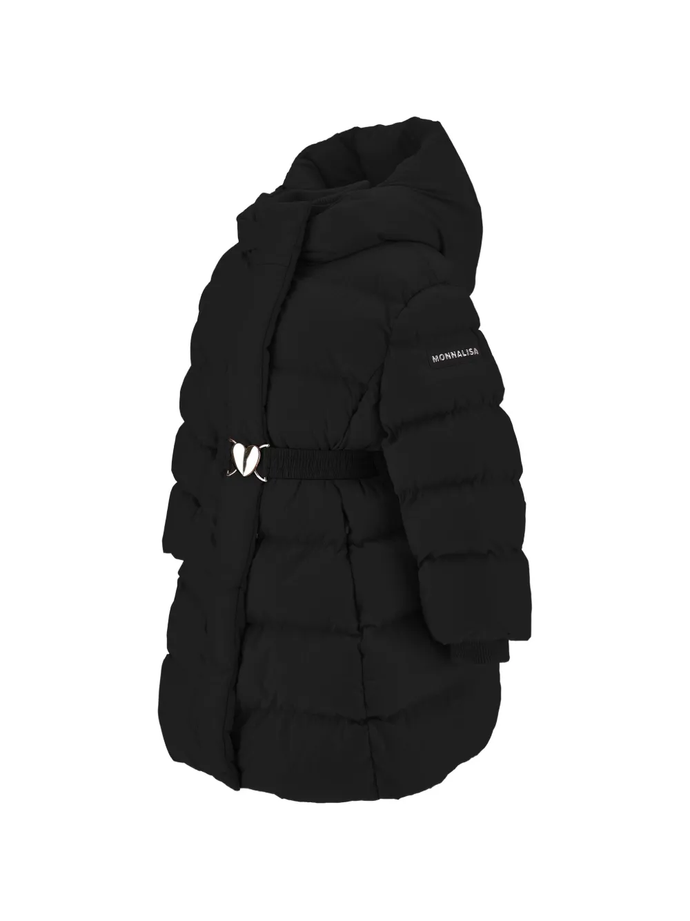 Monnalisa Jas met capuchon Zwart