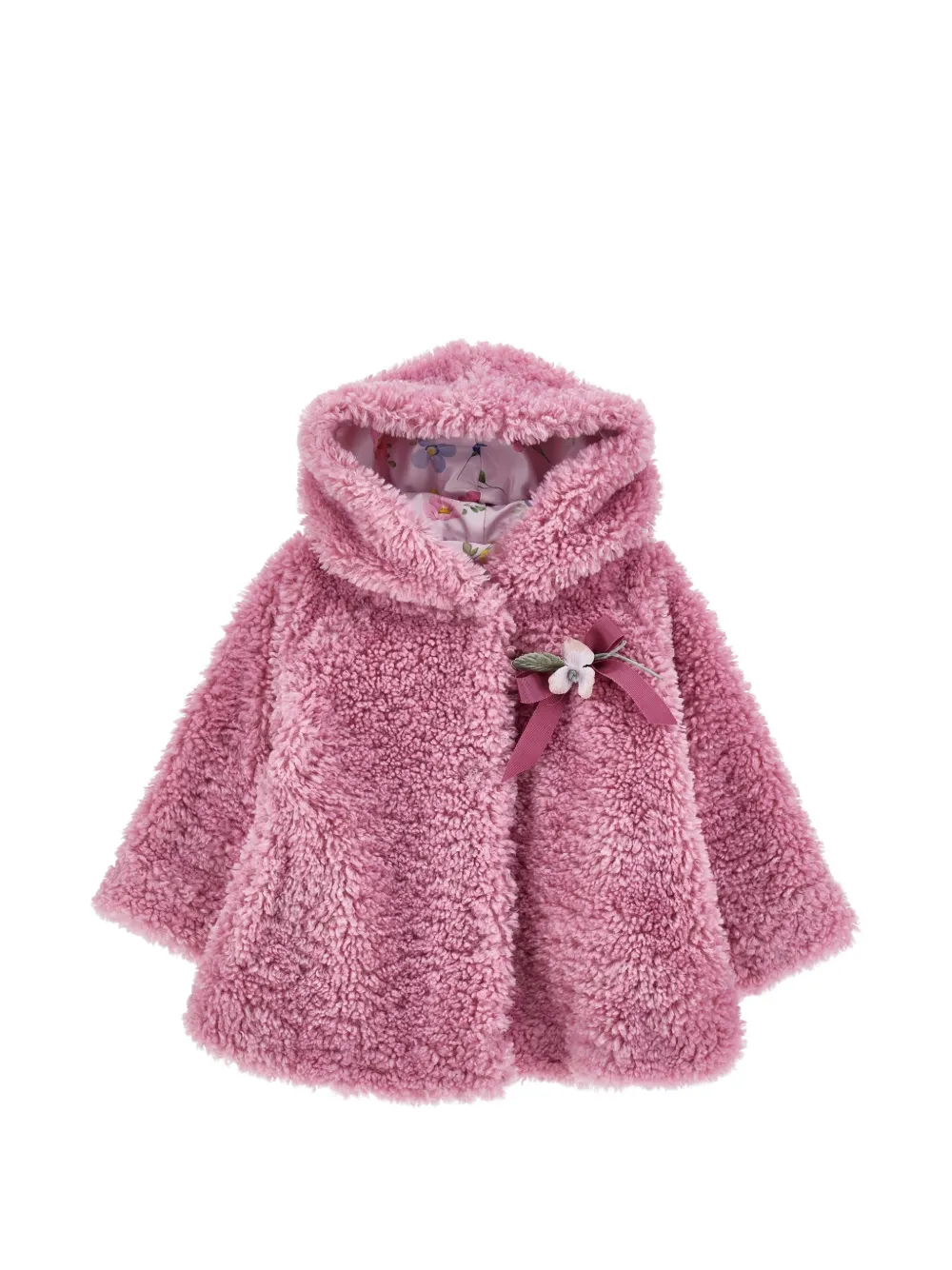 Monnalisa Cappotto con cappuccio - Rosa
