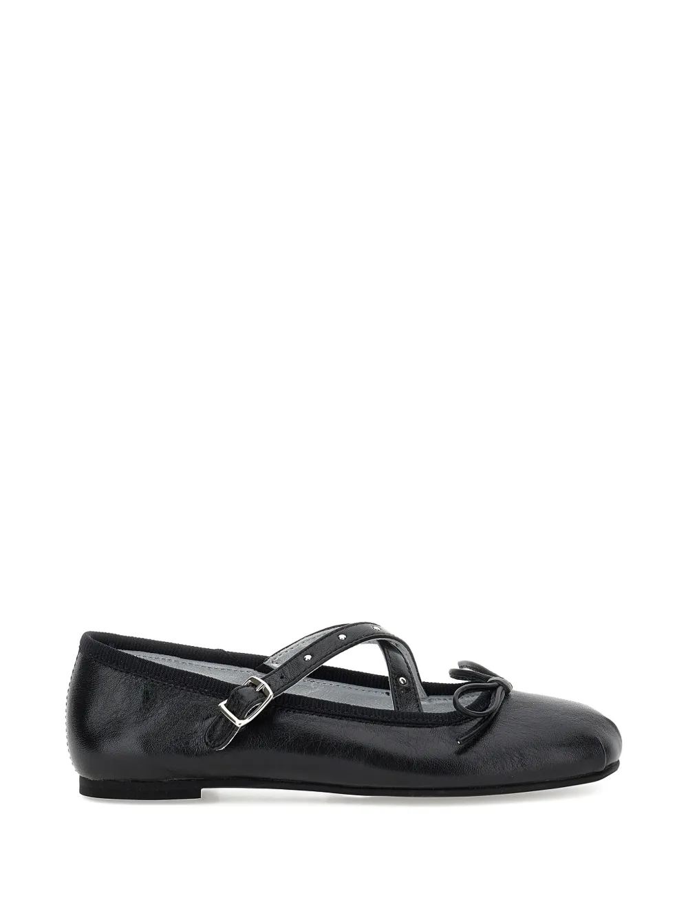 Monnalisa Ballerine con fiocco - Nero