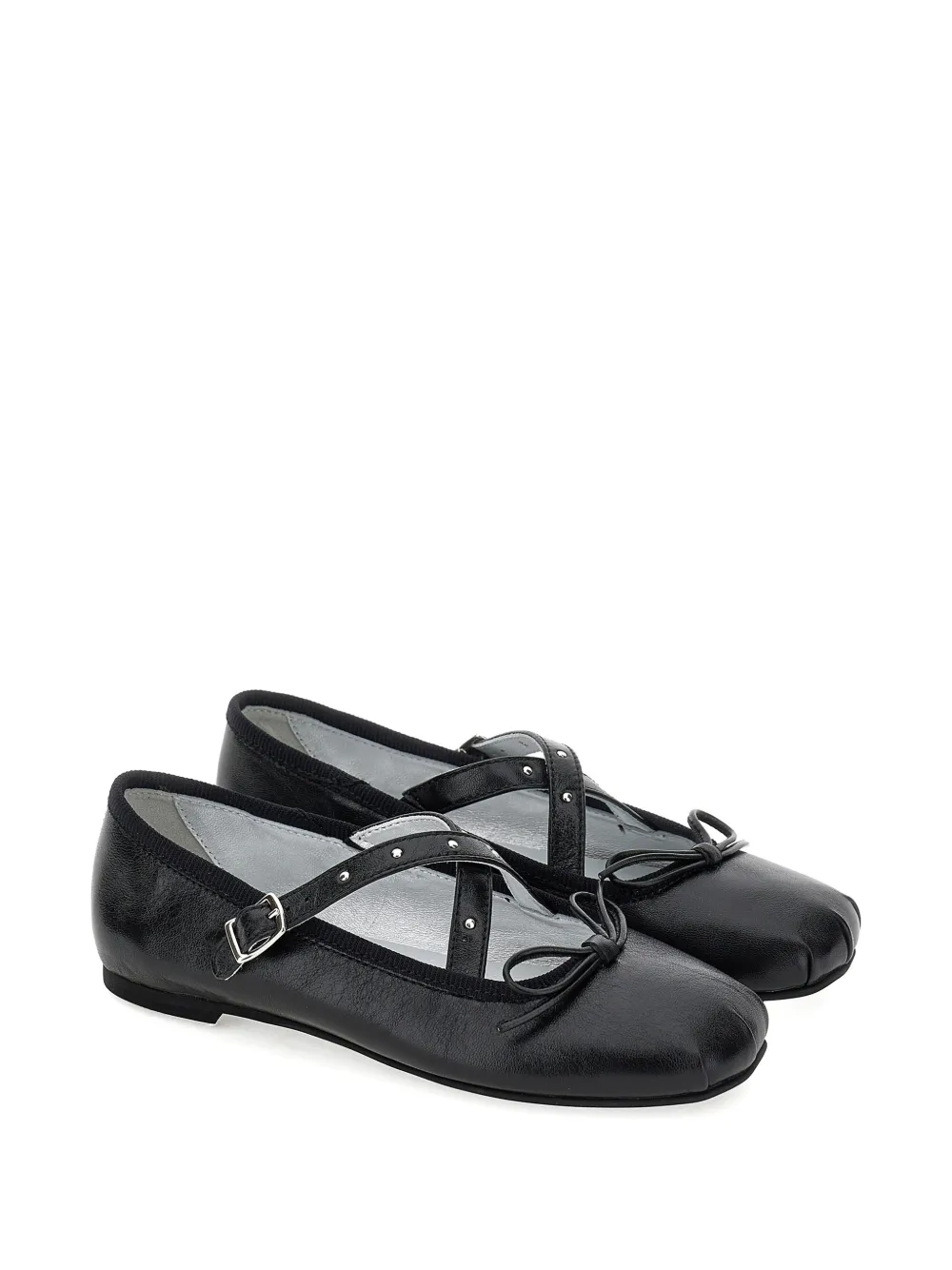 Monnalisa Ballerina's met strikdetail Zwart