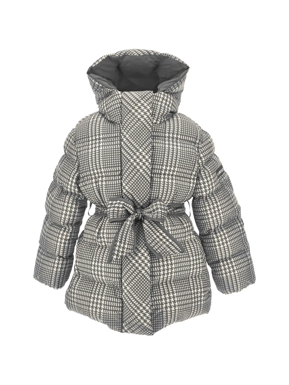 Monnalisa Cappotto con motivo pied-de-poule - Grigio