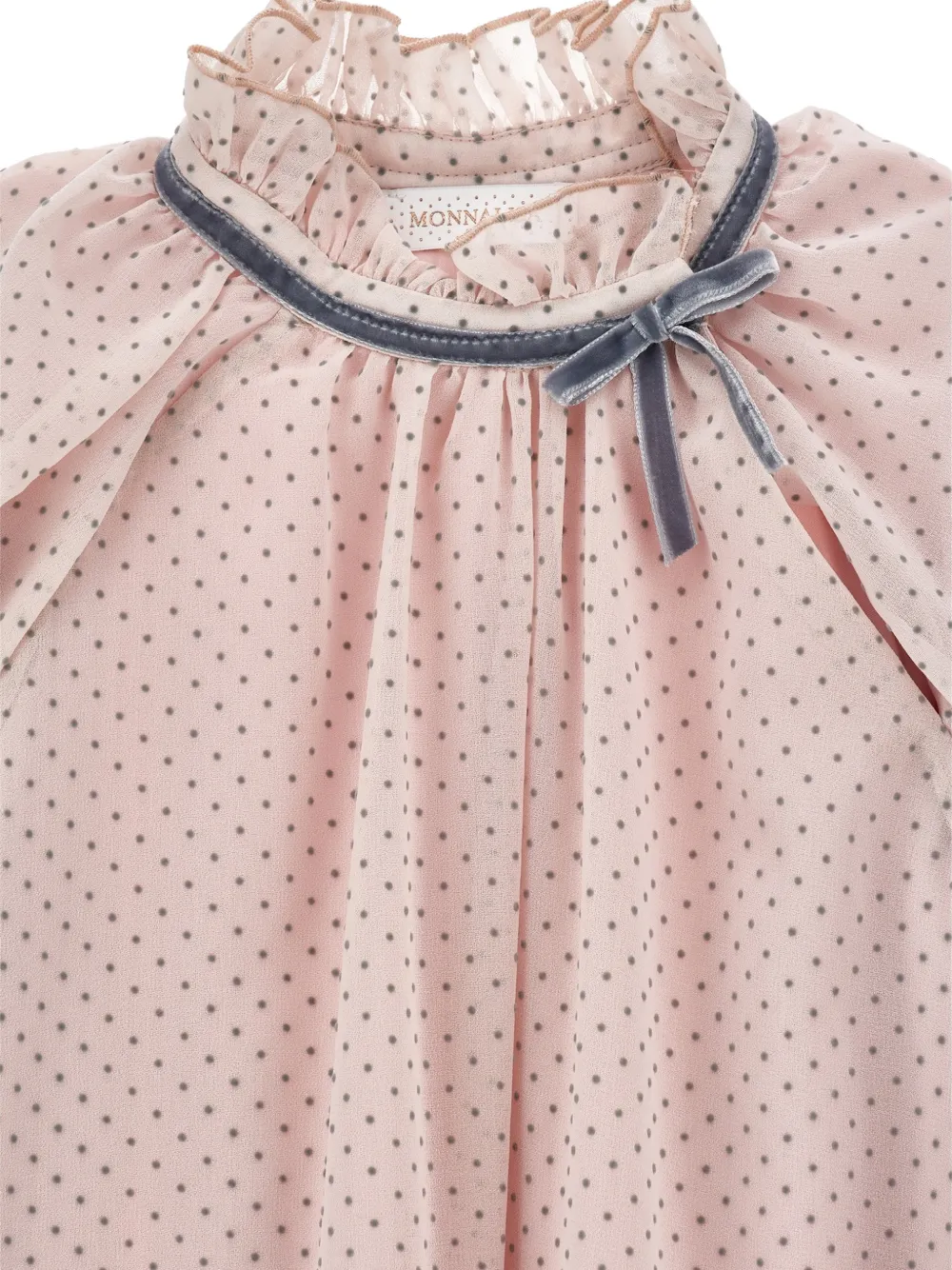 Monnalisa Jurk met stippen Roze