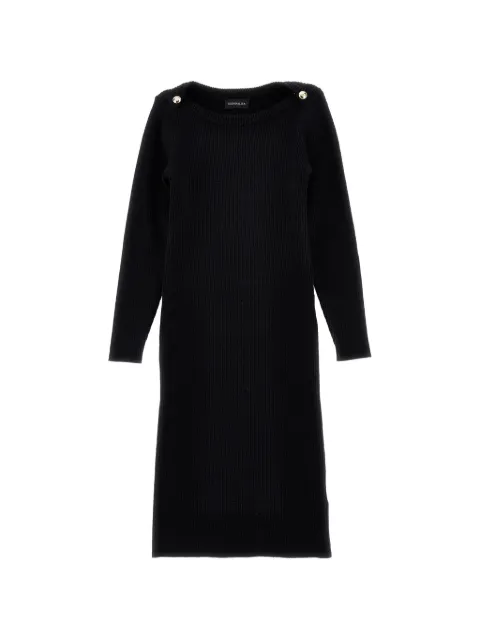 Monnalisa ribbed-knit dress