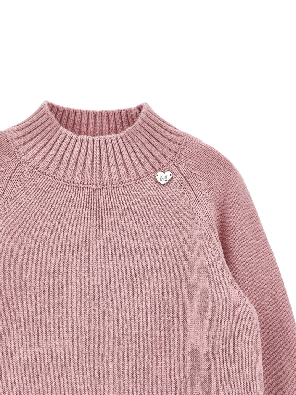 Monnalisa Trui met ruches en raglan mouwen Roze
