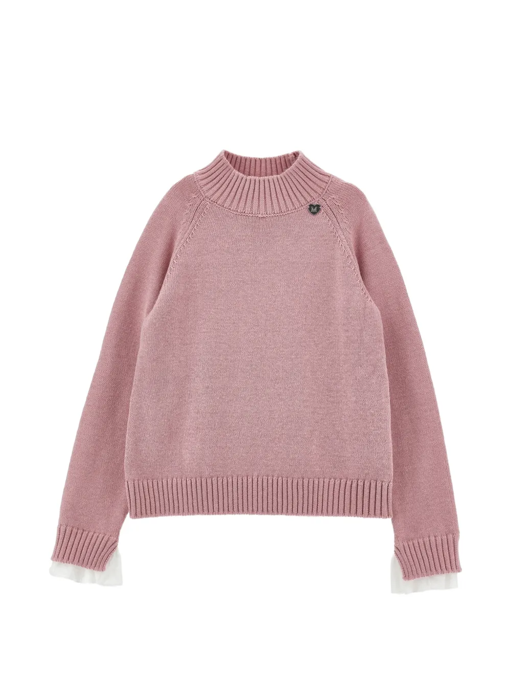 Monnalisa Maglione con ruches - Rosa