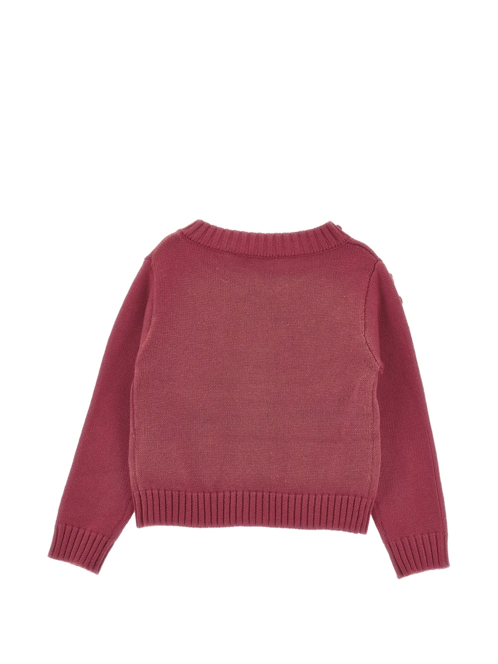 Monnalisa Vest met gehaakte bloem Roze