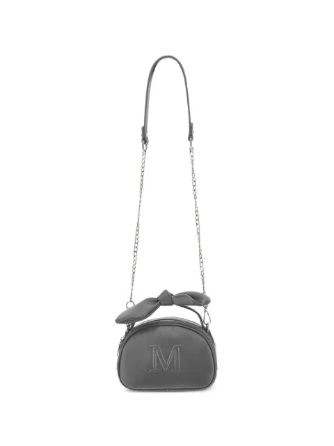 Monnalisa bow-detail logo-embossed crossbody bag
