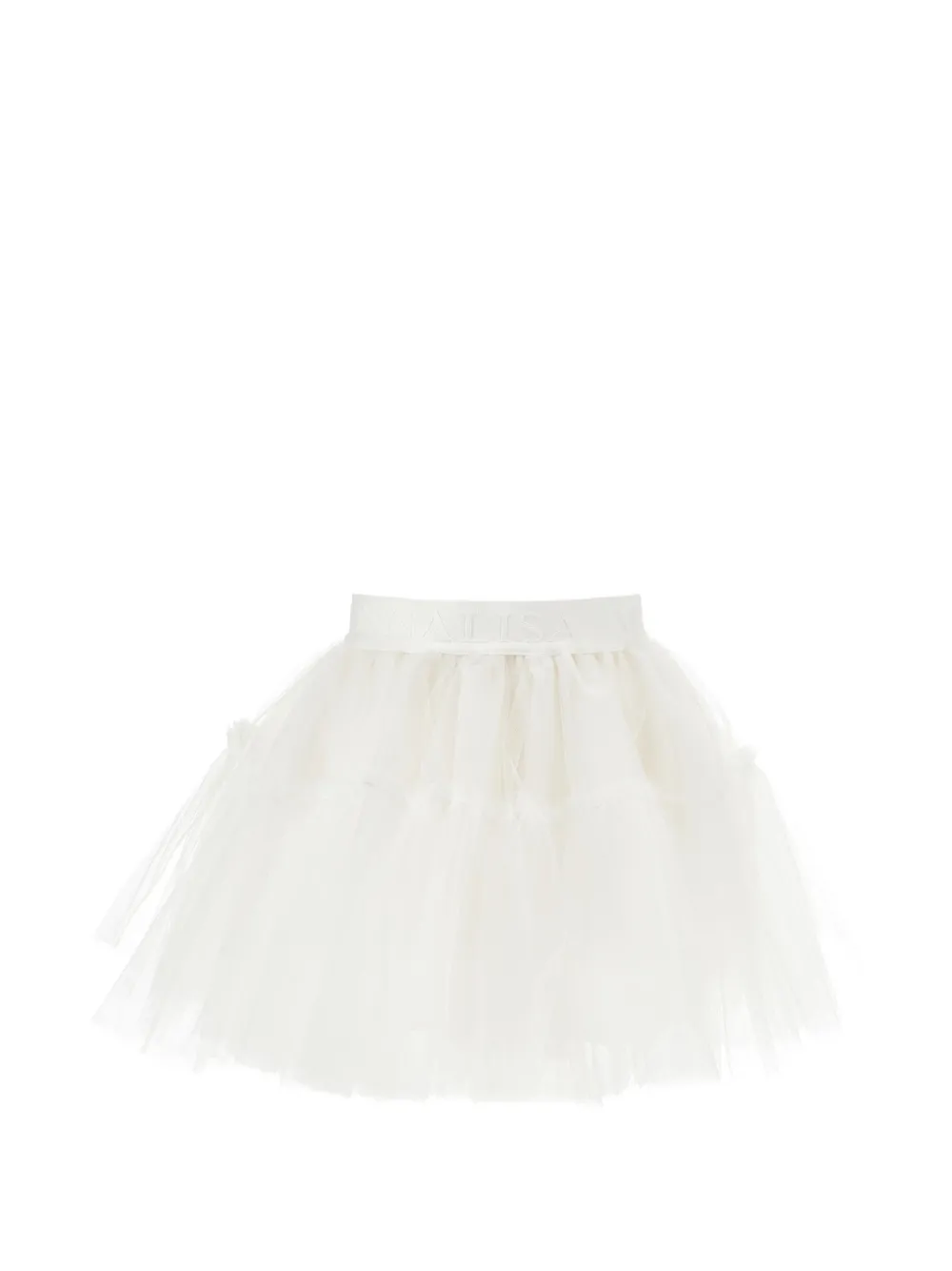 Monnalisa Gonna con balze - Bianco