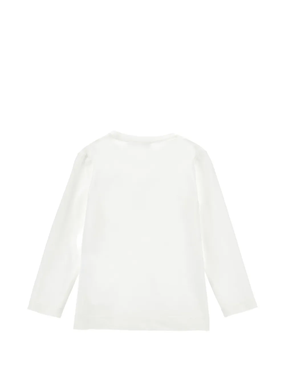 Monnalisa T-shirt met grafische print Wit
