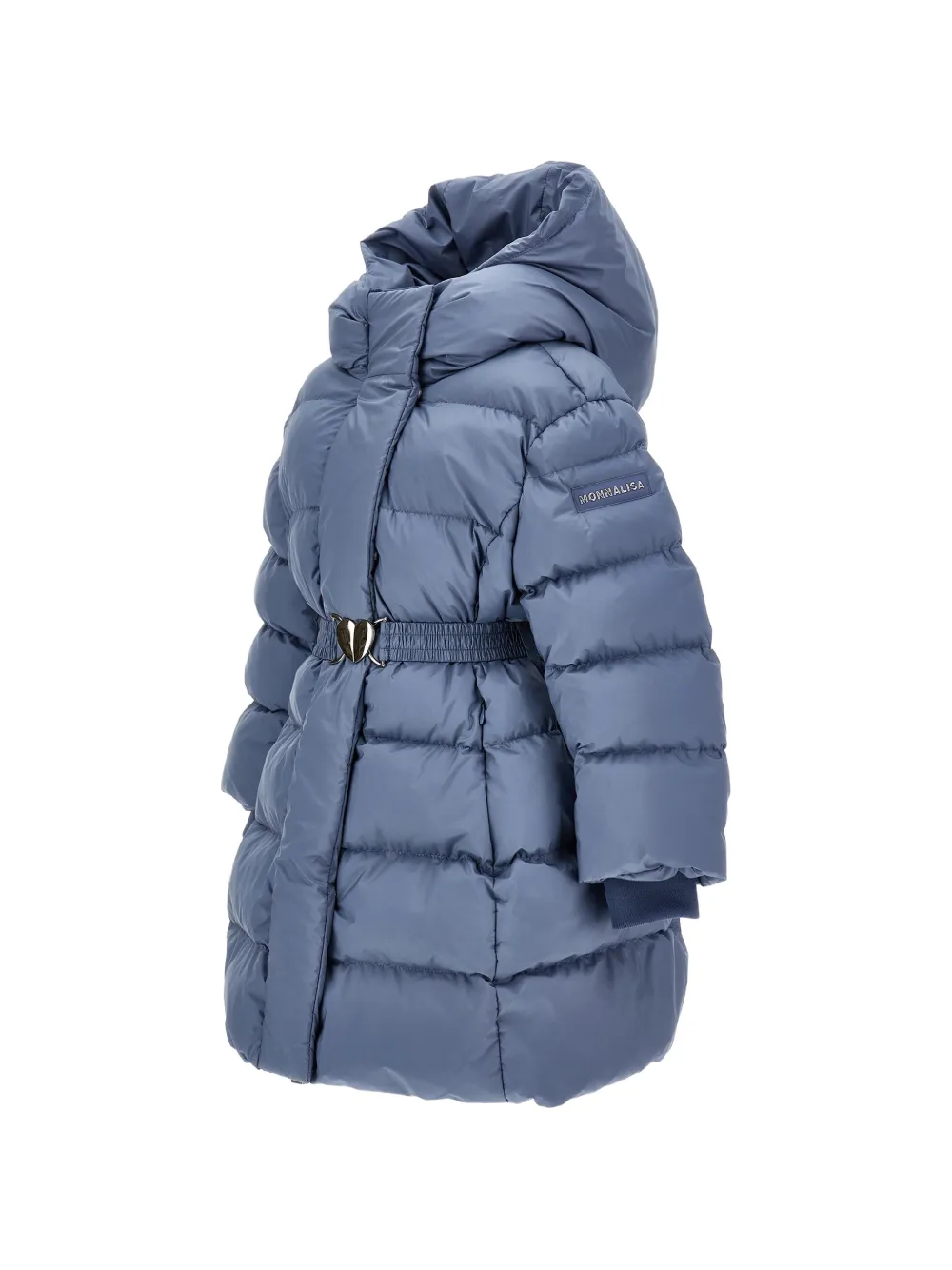 Monnalisa Jack met capuchon en ceintuur Blauw