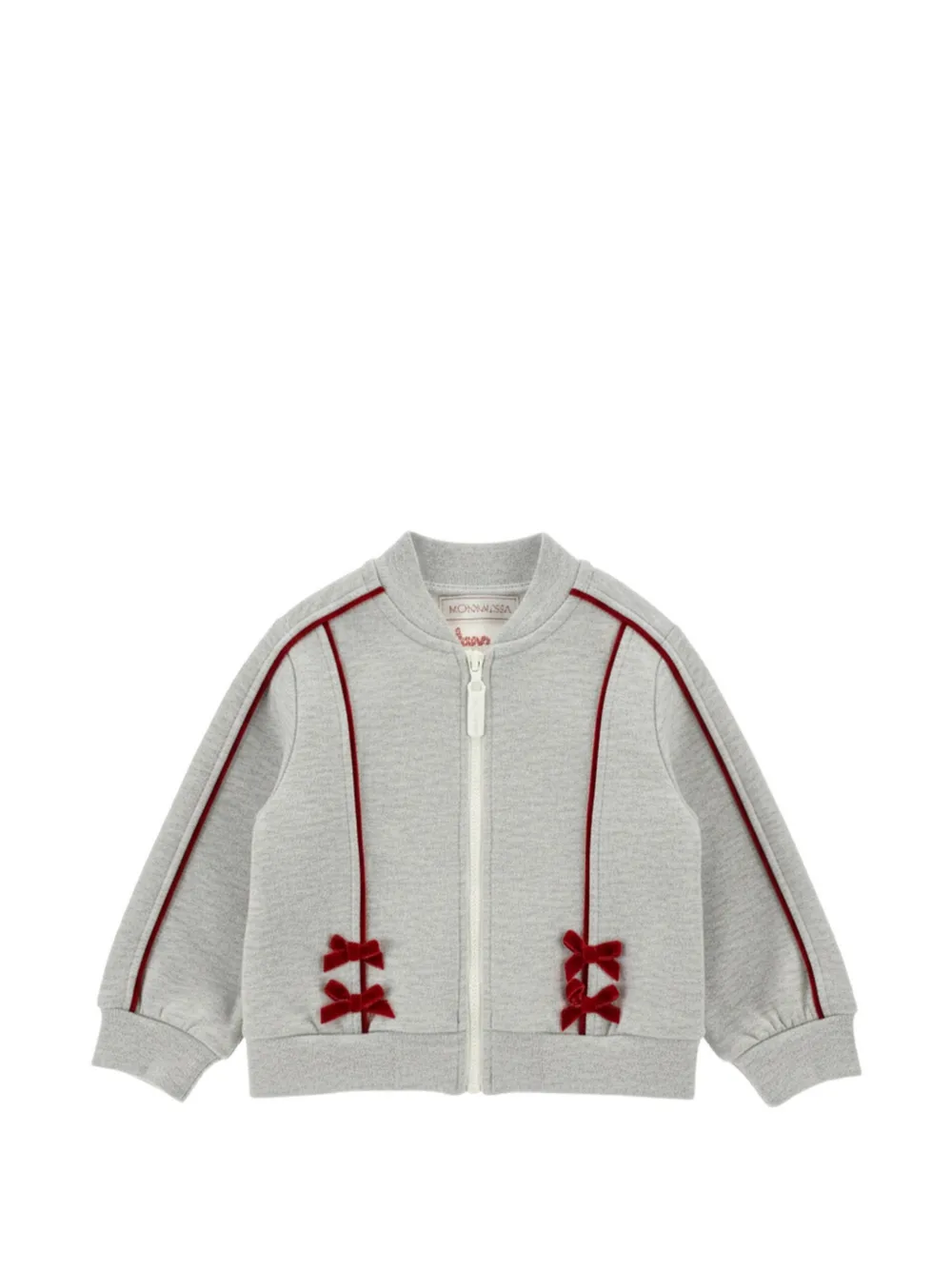 Monnalisa Giacca con zip - Grigio