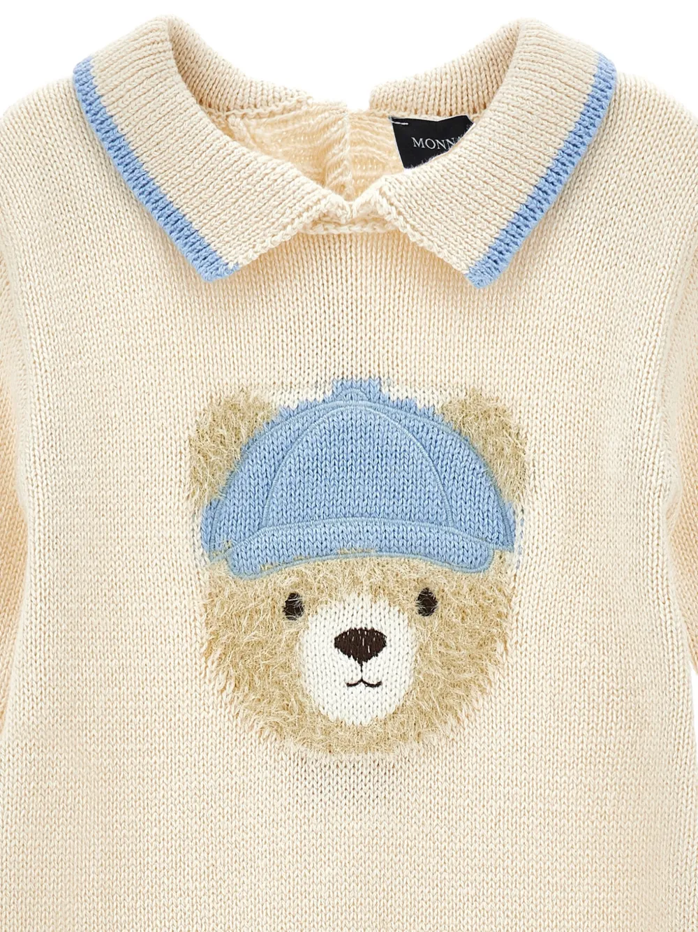 Monnalisa Romper met teddybeer Beige
