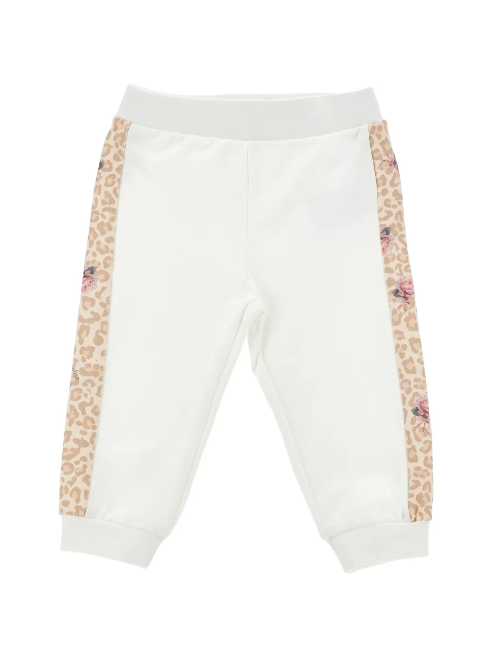 Monnalisa Pantaloni sportivi con stampa - Bianco