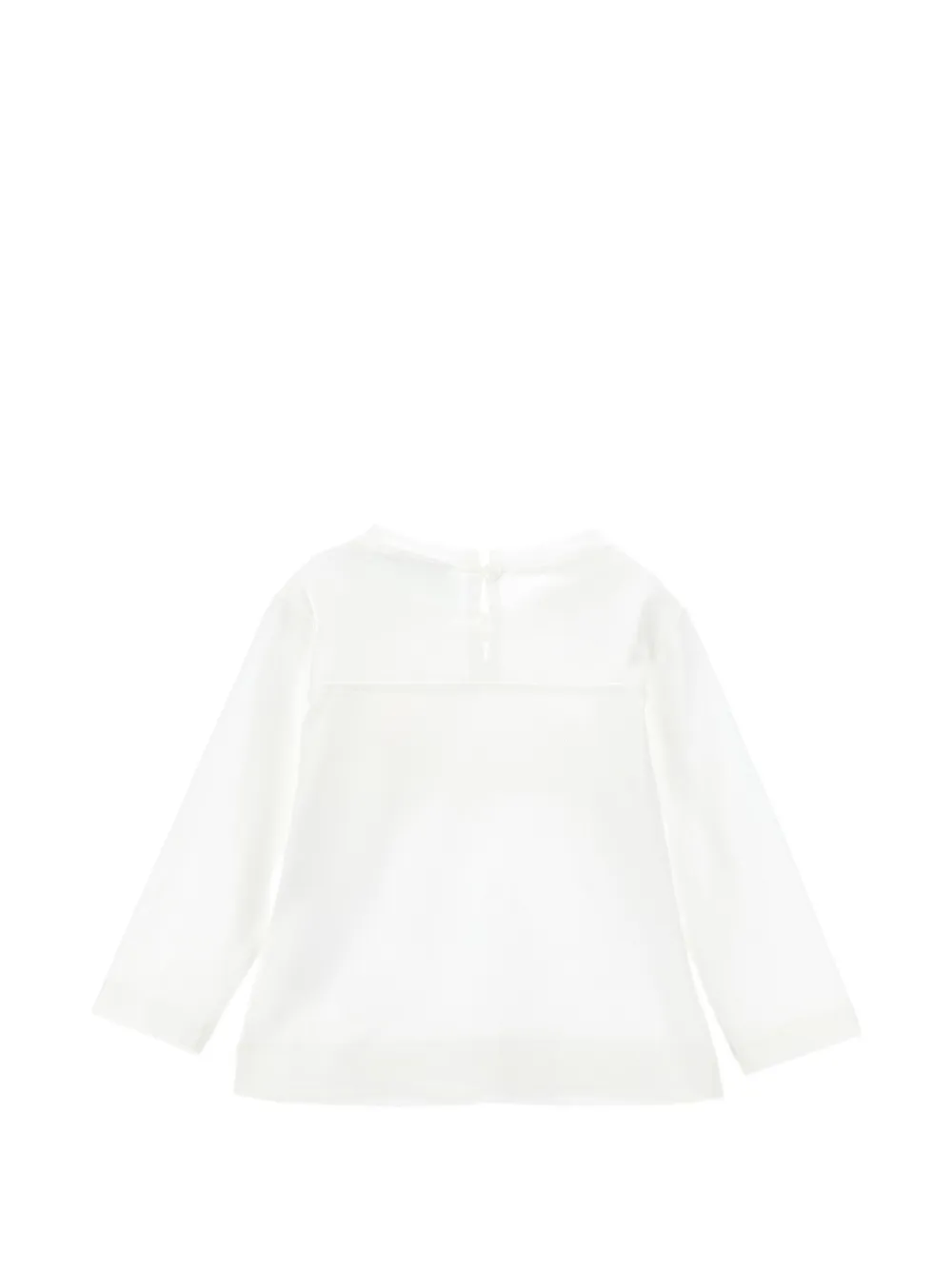 Monnalisa T-shirt met lange mouwen Wit