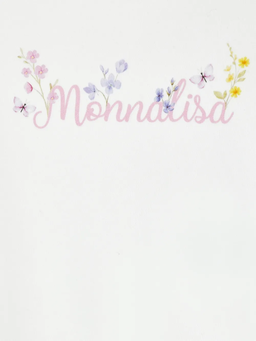 Monnalisa T-shirt met lange mouwen Wit