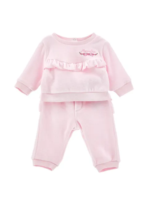 Monnalisa ruffle-trimmed tracksuit set