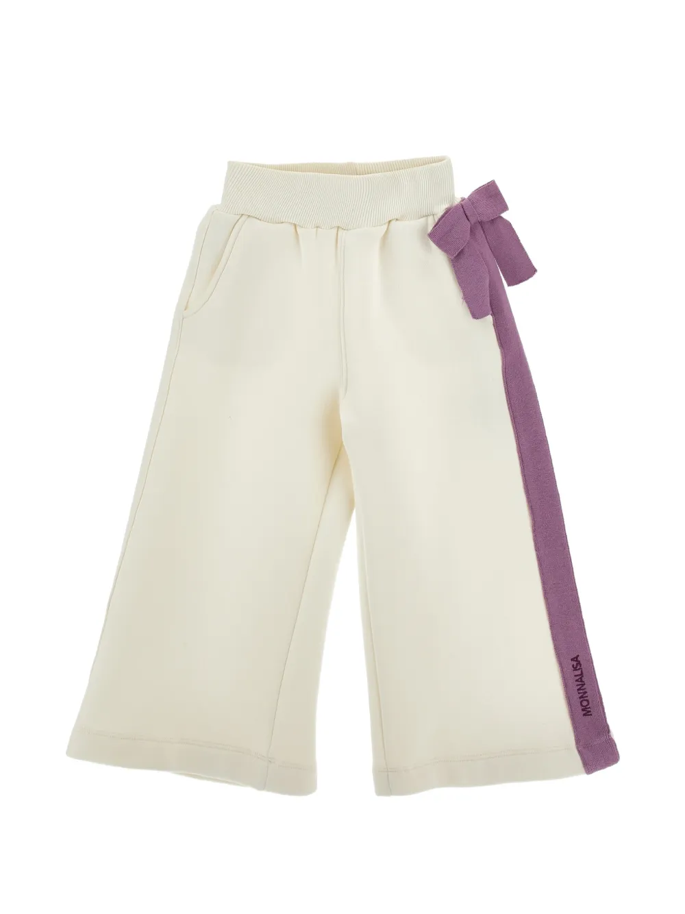 Monnalisa Pantaloni con fiocco - Toni neutri