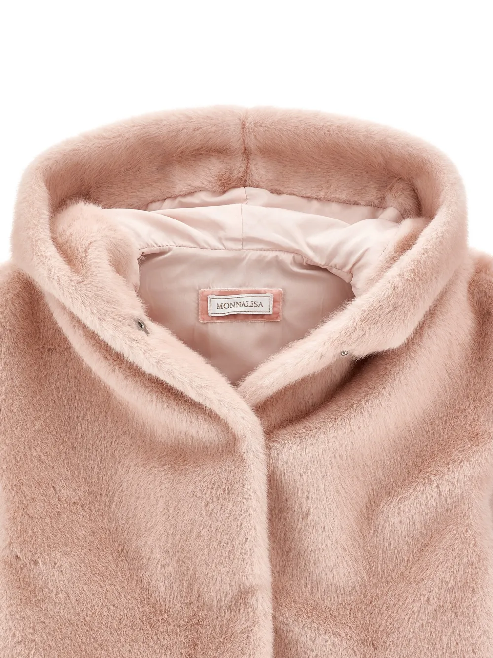 Monnalisa Gilet van imitatiebont Roze