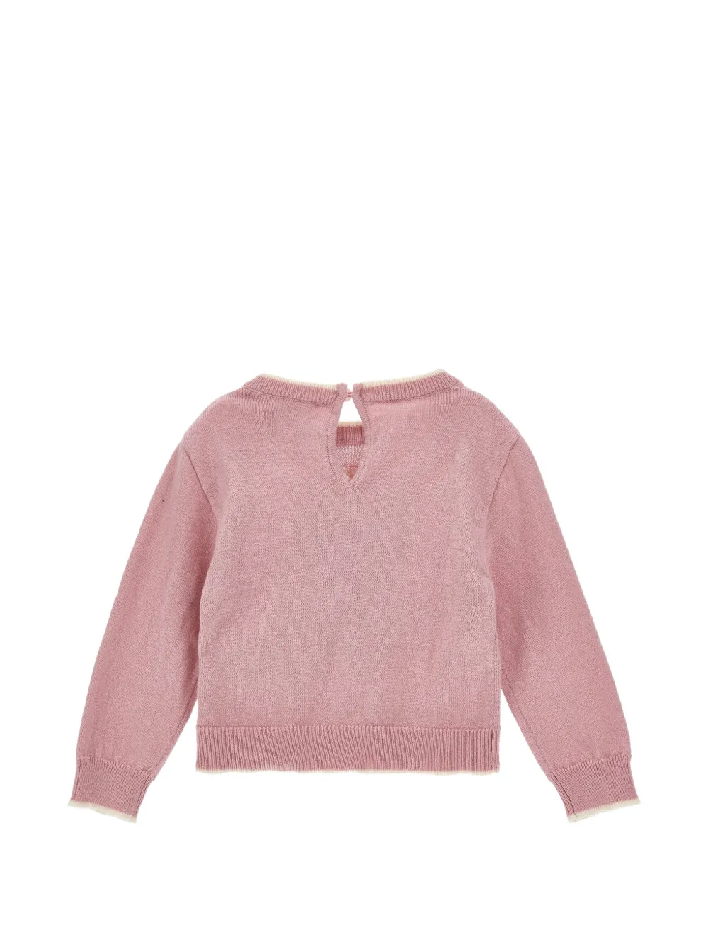 Monnalisa Intarsia trui Roze