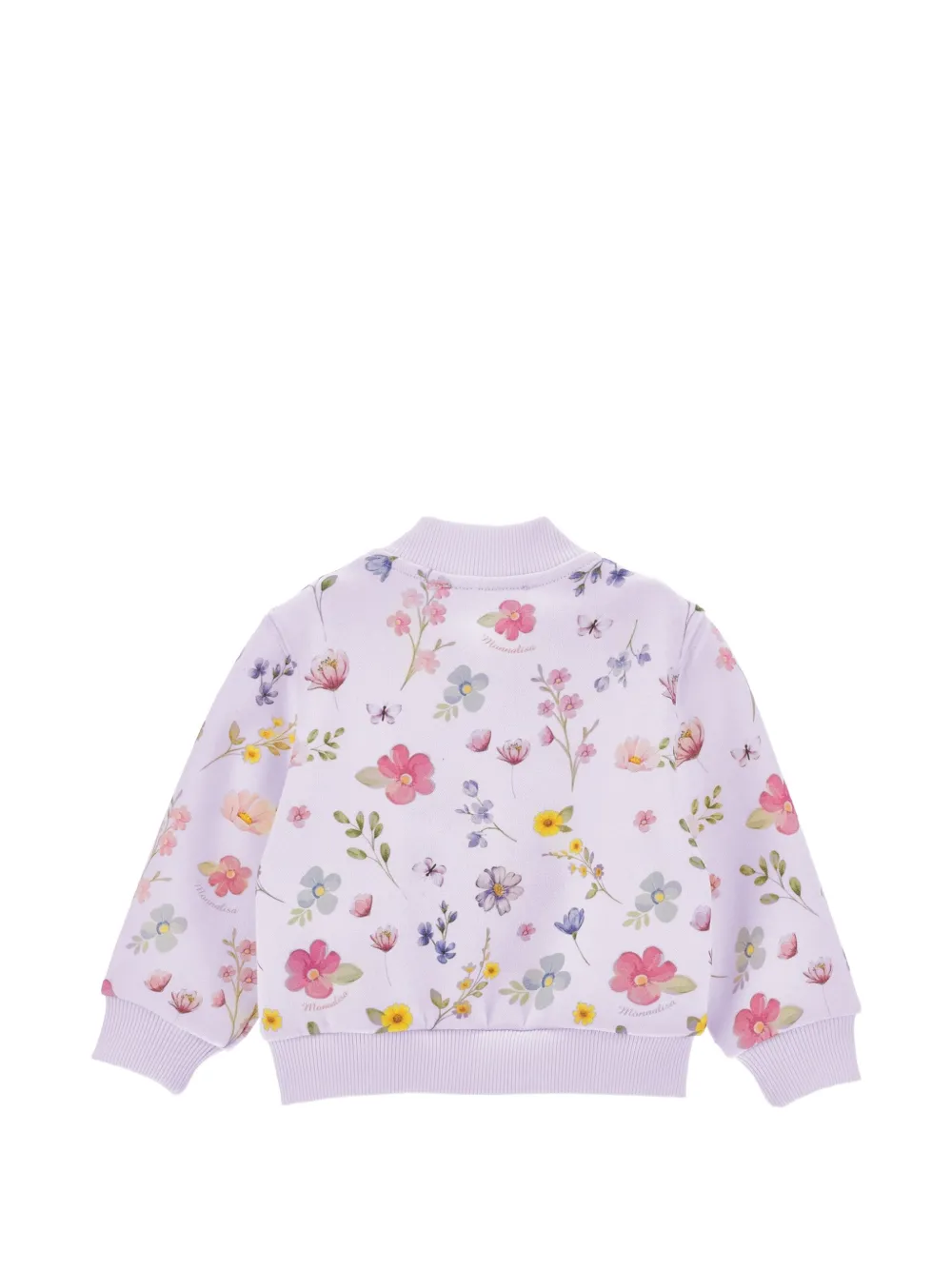 Monnalisa Sweater met bloemenprint Paars