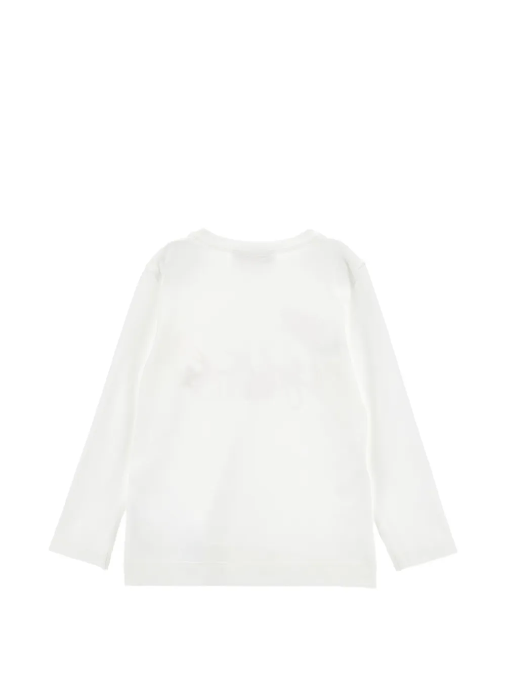 Monnalisa T-shirt met grafische print Wit