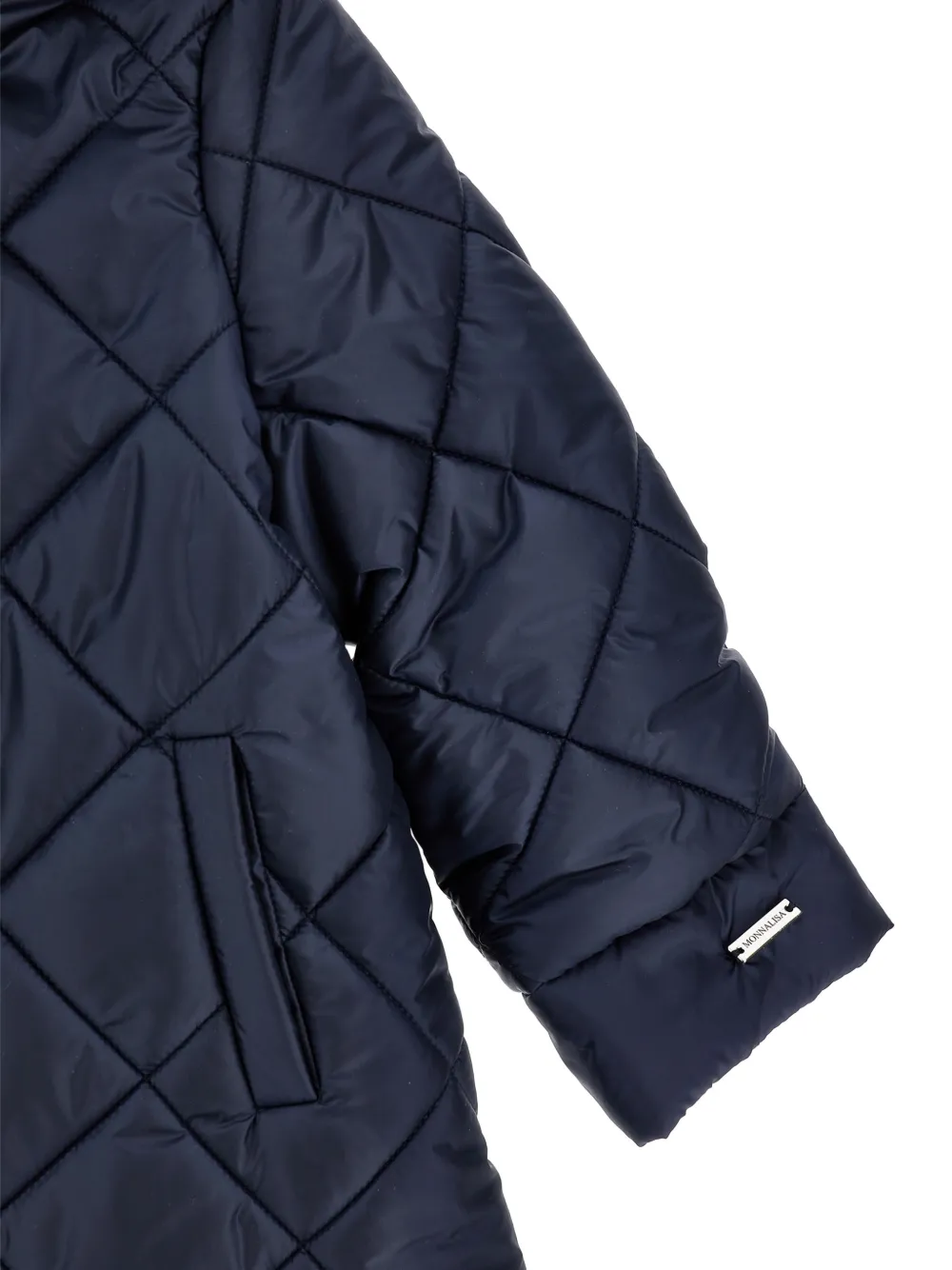 Monnalisa Jack met capuchon Blauw