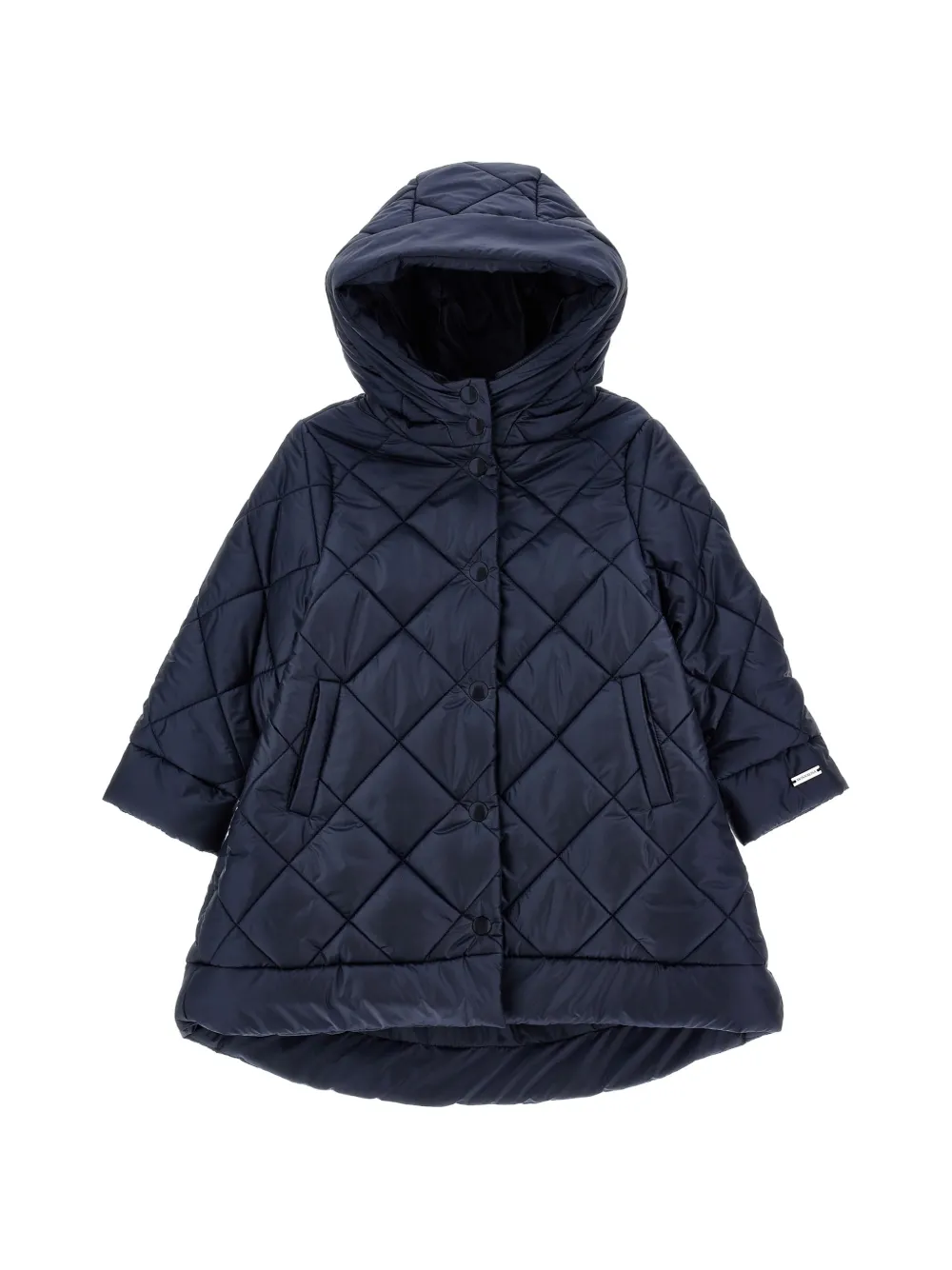 Monnalisa Piumino trapuntato con cappuccio - Blu