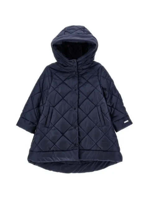 Monnalisa quilted hooded jacket