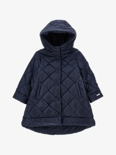 Monnalisa quilted hooded jacket