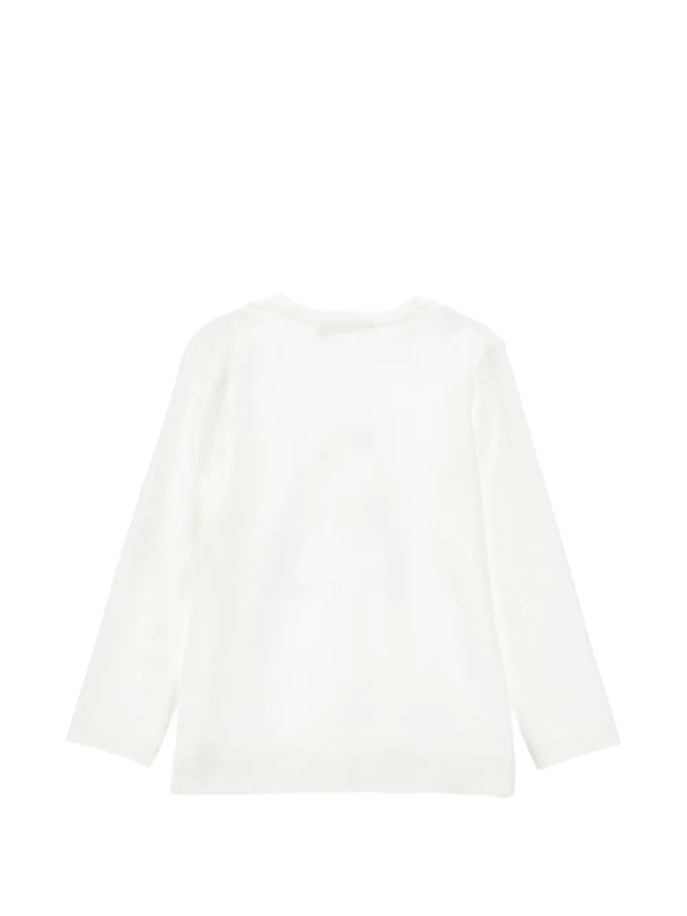 Monnalisa Jessie T-shirt verfraaid met stras Wit