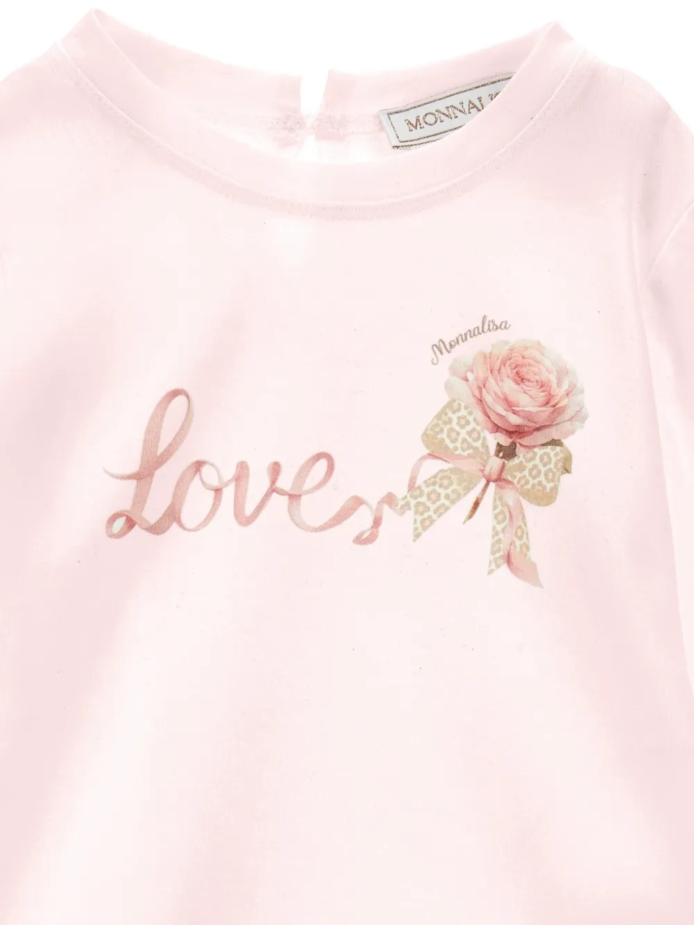 Monnalisa T-shirt met grafische print Roze