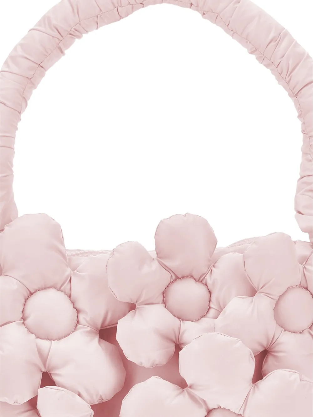 Monnalisa Schoudertas met bloemapplicatie Roze