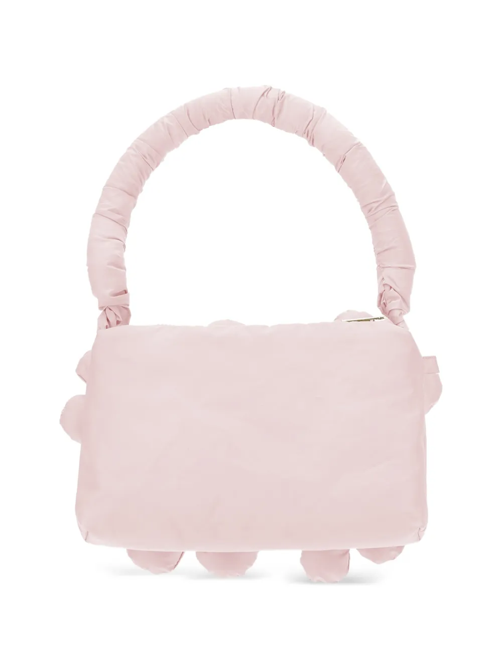 Monnalisa Schoudertas met bloemapplicatie Roze