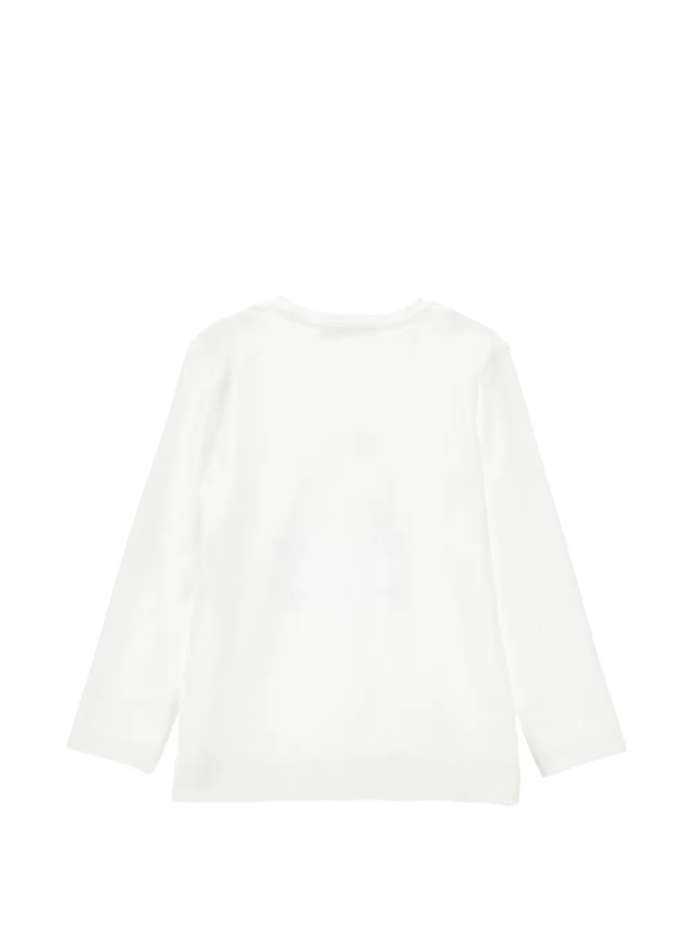 Monnalisa T-shirt verfraaid met stras Wit