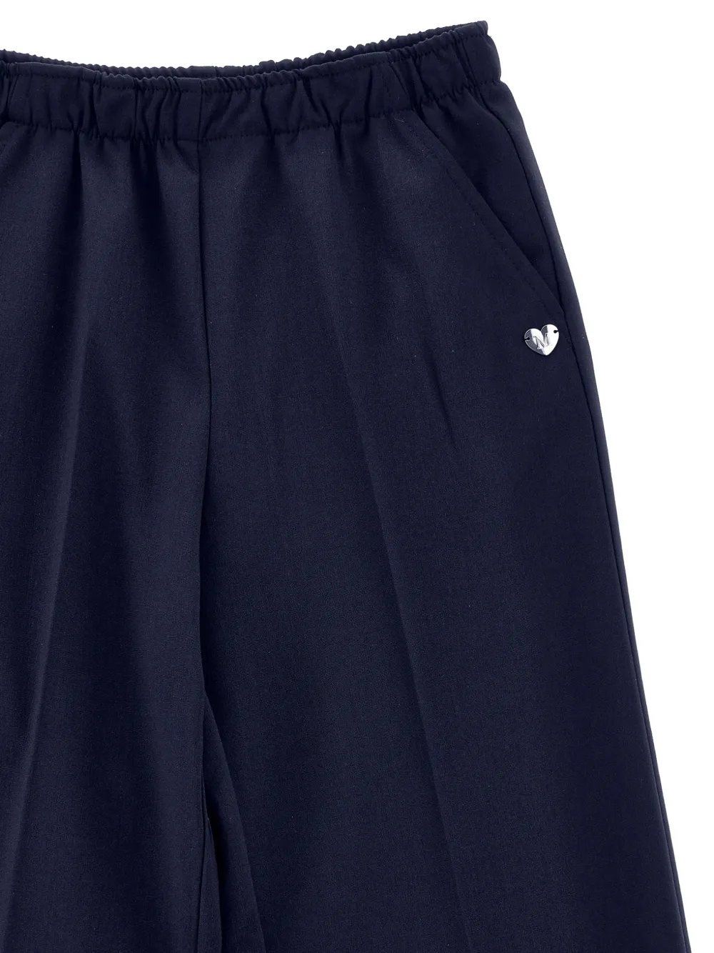 Monnalisa Broek met wijde pijpen Blauw