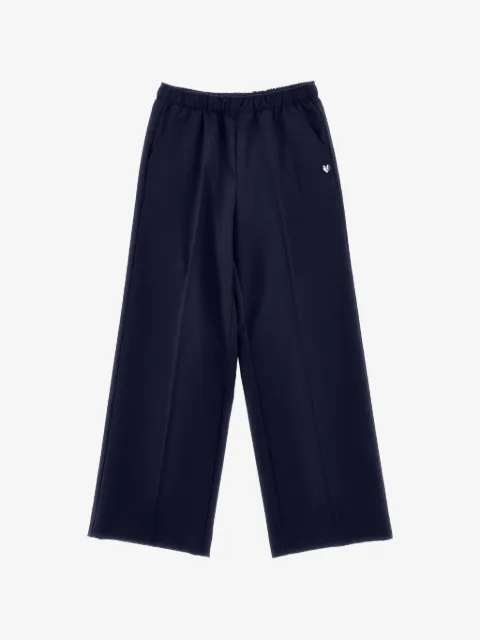 Monnalisa Weite Hose mit Logo-Schild