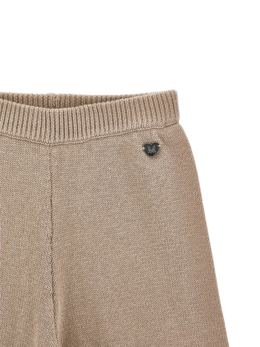 Monnalisa Broek met wijde pijpen Beige