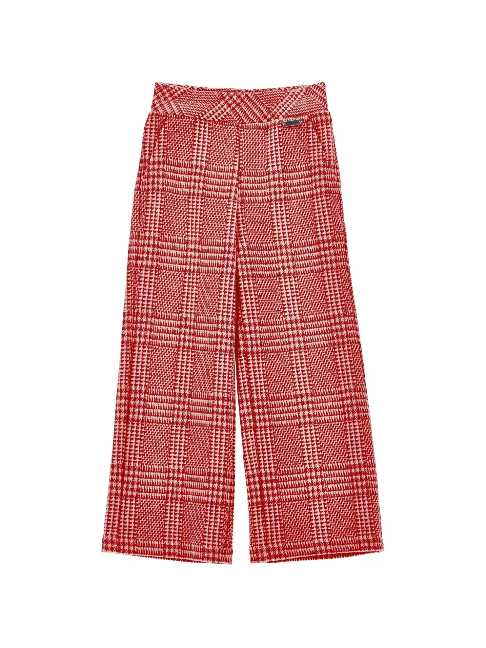 Monnalisa Pantaloni a quadri - Rosso