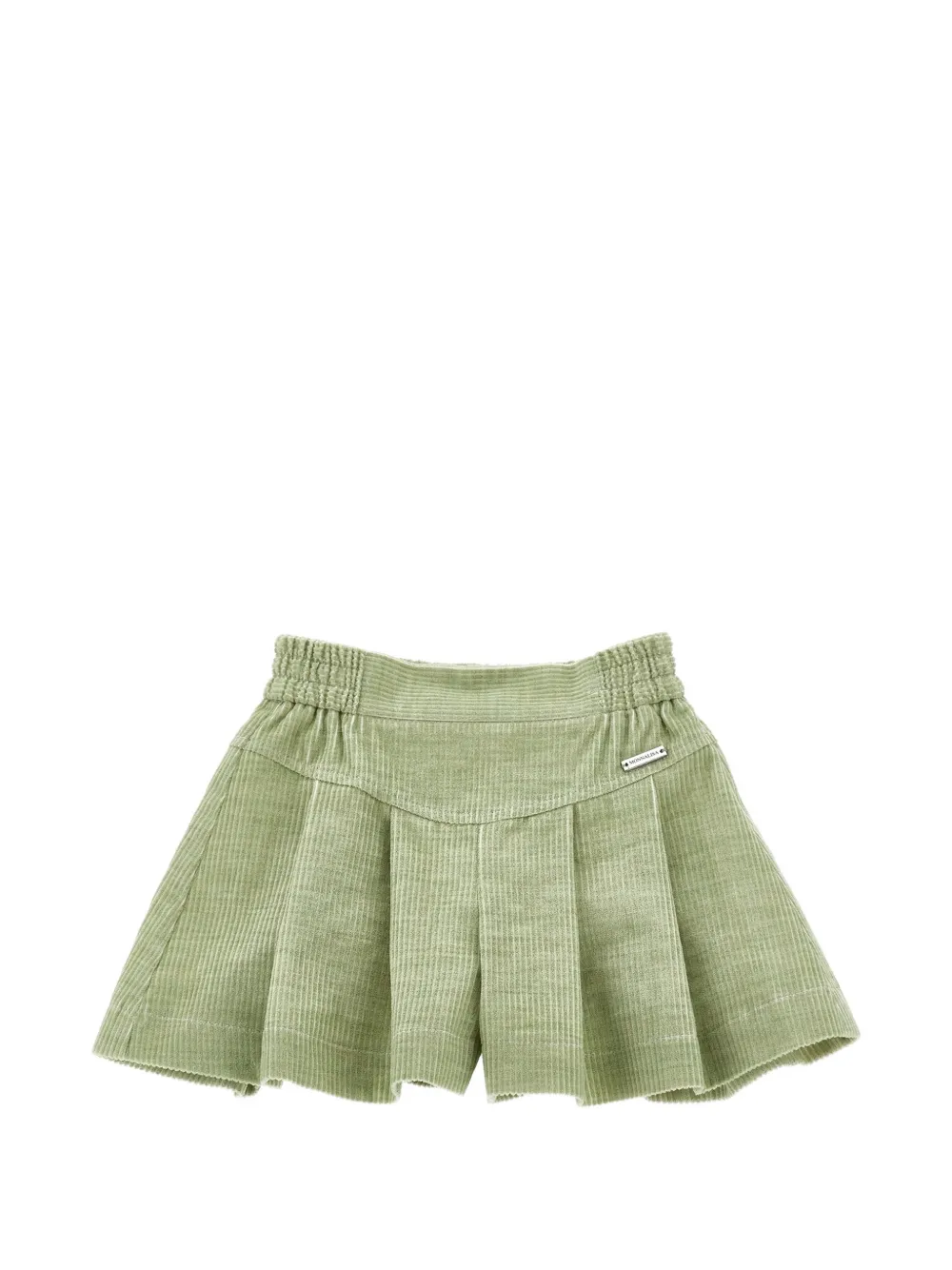 Monnalisa Shorts in velluto a coste - Verde