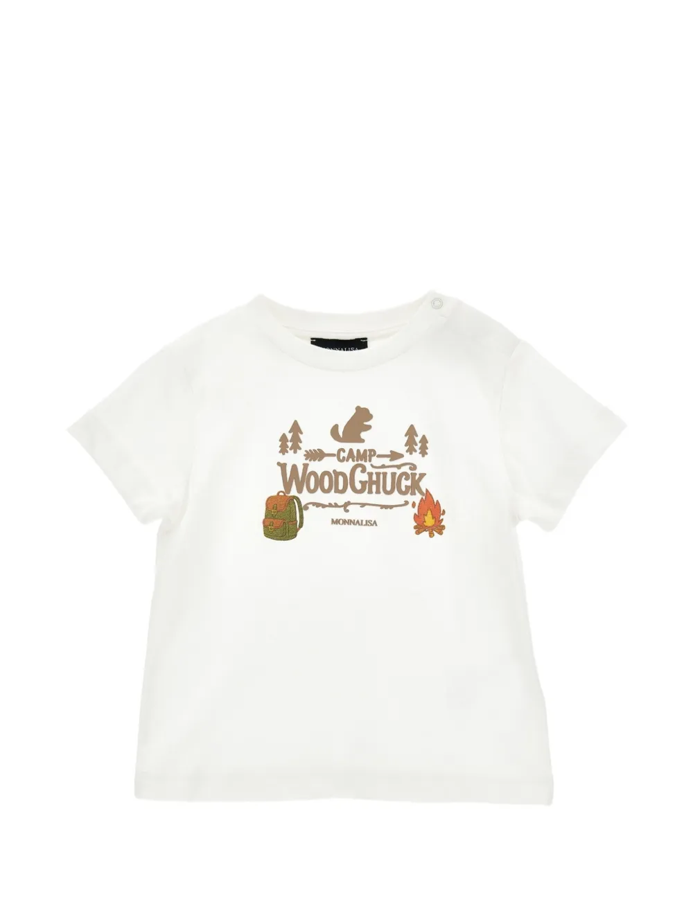 Monnalisa T-shirt con grafica - Bianco