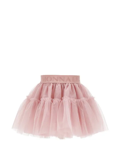Monnalisa tulle ruffled skirt