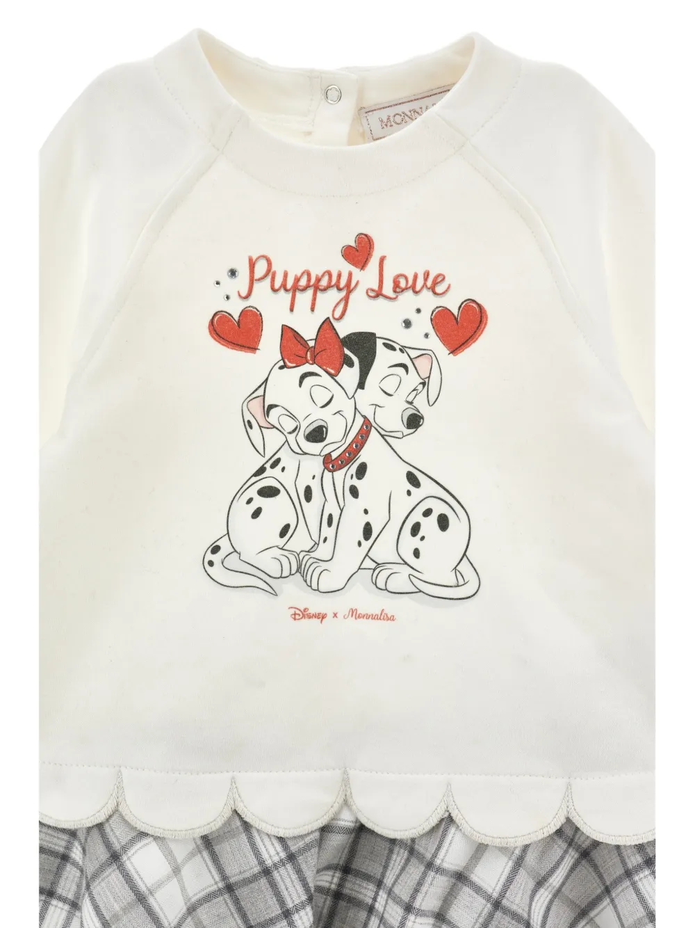Monnalisa x Disney jurk met grafische print Beige