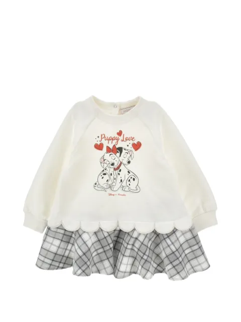 Monnalisa x Disney graphic-print dress