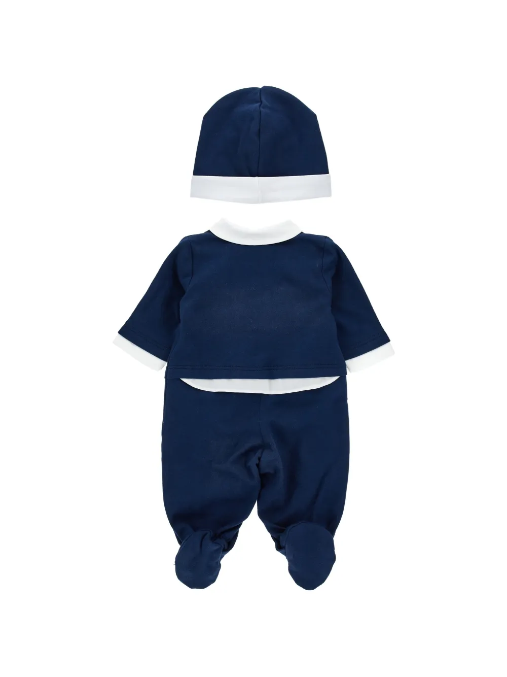 Monnalisa Twee rompers met strikdetail Blauw
